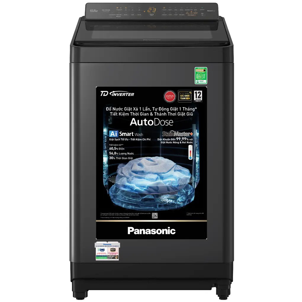 Máy giặt Panasonic Lồng đứng Inverter 10.5 Kg NA-FD105W3BV